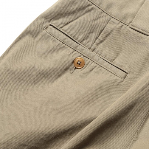 COMOLI / コモリ | コットンギャバ ウォッシュドパンツ - Khaki | 通販 