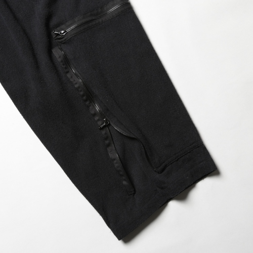 COMOLI / コモリ | シルクネップ パラシュートパンツ - Black | 通販 