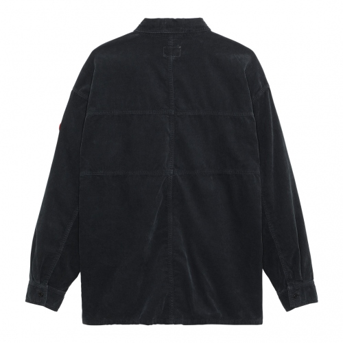 C.E / シーイー | OVERDYE SWITCH CUT CORD SHIRT - Black | 通販 