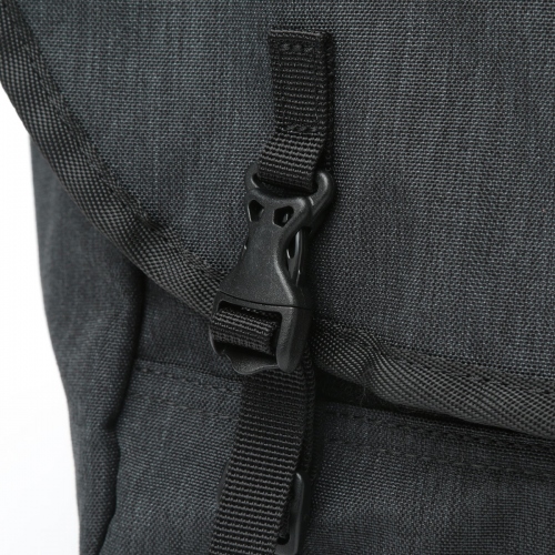 and wander / アンドワンダー | heather messenger bag - Charcoal 