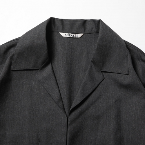 AURALEE / オーラリー | WOOL SILK TROPICAL SHIRTS JACKET (メンズ  