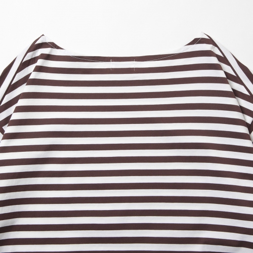 URU / ウル | LONG SLEEVE TEE - White×Brown | 通販 - 正規取扱店 