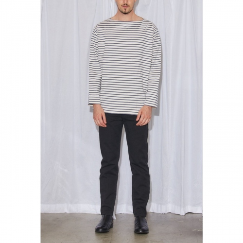 COMOLI / コモリ | コットンツイル ライダーパンツ - Black | 通販 
