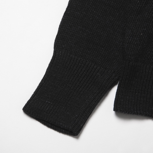 COMOLI / コモリ | 7Gコットン ガンジーニット - Black | 通販 - 正規 