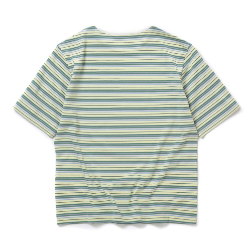 AURALEE / オーラリー | HARD TWIST COTTON BORDER TEE (レディース 
