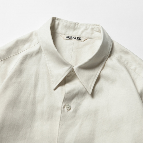 AURALEE / オーラリー | FINX SHUTTLE OX SHIRTS (メンズ) - Ivory 