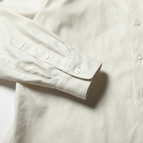 AURALEE / オーラリー | FINX SHUTTLE OX SHIRTS (メンズ) - Ivory 