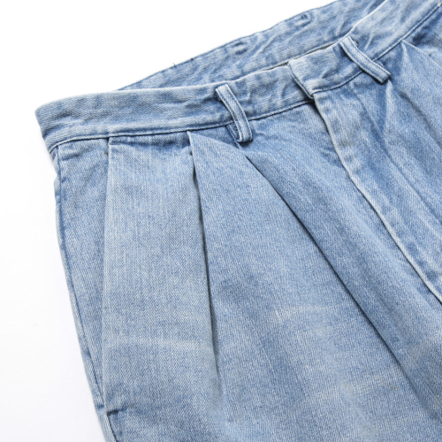 Dulcamara / ドゥルカマラ | ダメージデニムオーバータックPT - Indigo  