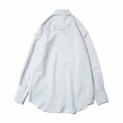 AURALEE / オーラリー | FINX POLYESTER STRIPE SHIRT (レディース 