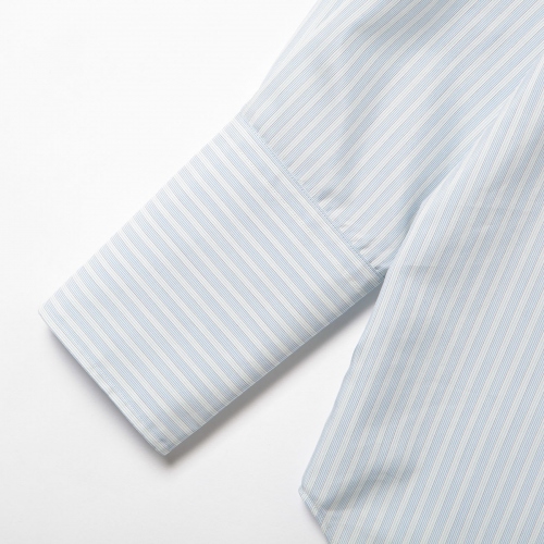 AURALEE / オーラリー | FINX POLYESTER STRIPE SHIRT (レディース 