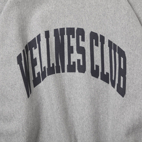 INSCRIRE / アンスクリア | WELLNESS CLUB Crew Sweat Shirt - Grey 