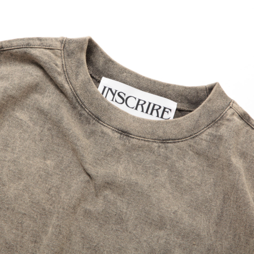INSCRIRE / アンスクリア | Bleach Medium Fit Tee - Greige | 通販 