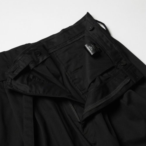 ESSAY / エッセイ | P-3 SHIN HAKAMA SLACKS - Black | 通販 - 正規 
