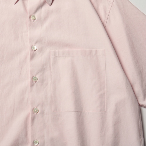 AURALEE / オーラリー | WASHED FINX TWILL BIG HALF SLEEVED SHIRTS 