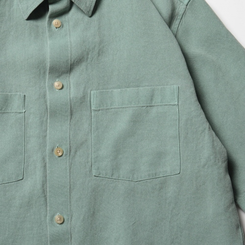 AURALEE / オーラリー | WASHI DUCK CANVAS HALF SLEEVED SHIRTS 
