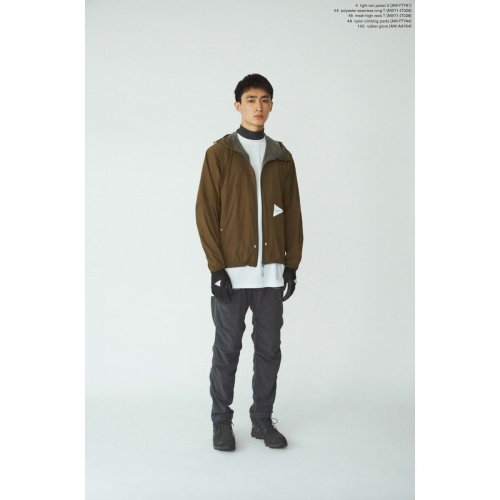 and wander / アンドワンダー | light rain jacket 2 - Navy | 通販 