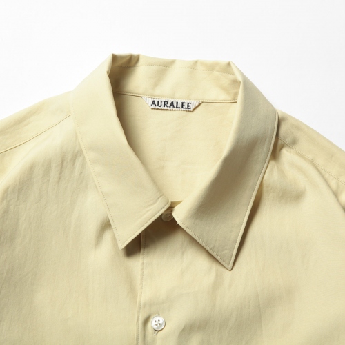 AURALEE / オーラリー | WASHED FINX TWILL BOX SHIRTS (メンズ 