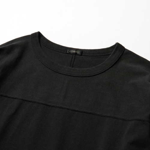 COMOLI / コモリ | フットボールTシャツ - Charcoal | 通販 - 正規取扱 