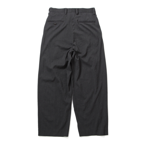 URU / ウル | WOOL RAYON SILK - 1 TUCK PANTS - C.Gray | 通販 - 正規 