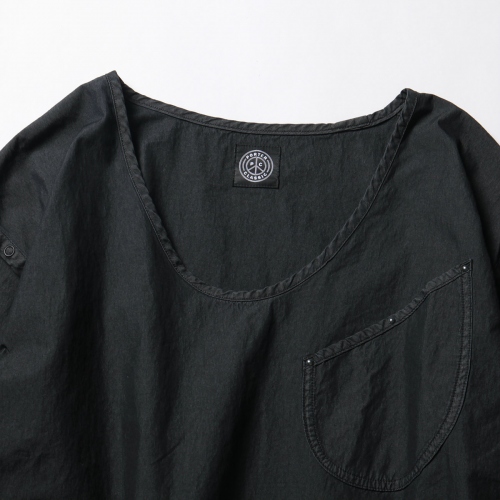 Porter Classic / ポータークラシック | POPLIN 2WAY VEST - Black 