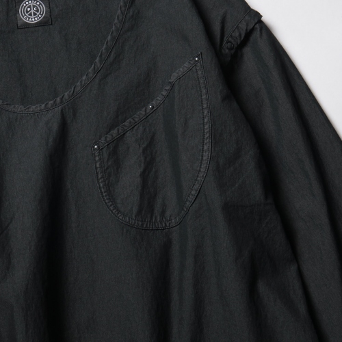 Porter Classic / ポータークラシック | POPLIN 2WAY VEST - Black 
