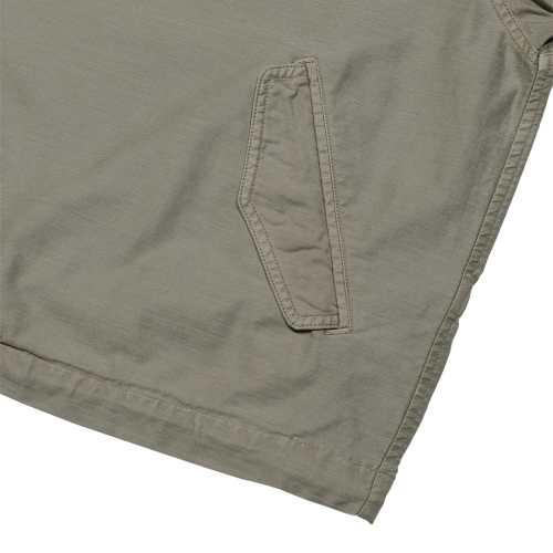 C.E / シーイー | OVERDYE LIGHT COTTON BUTTON JACKET - Khaki | 通販 