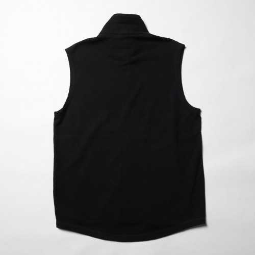 COMOLI / コモリ | シルクネップ ジャージベスト - Black | 通販 