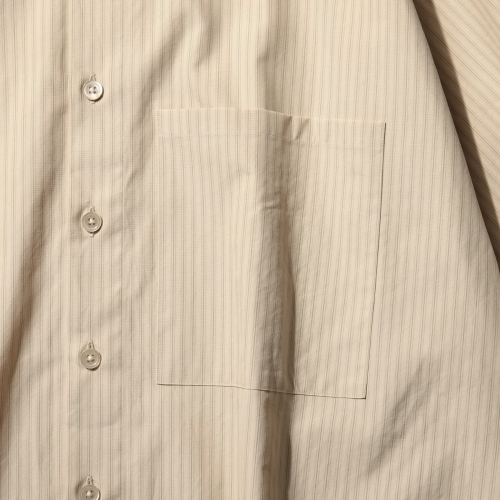 AURALEE / オーラリー | WASHED FINX TWILL HALF SLEEVED BIG SHIRTS 