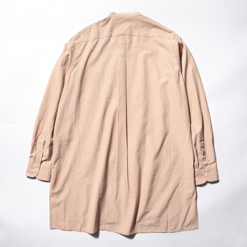 COMOLI / コモリ | バンドカラーシャツ - Sand Pink | 通販 - 正規取扱  