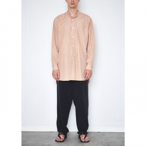 COMOLI / コモリ | バンドカラーシャツ - Sand Pink | 通販 - 正規取扱 