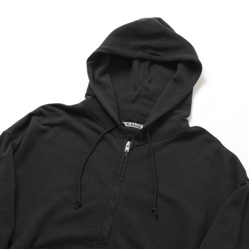 AURALEE / オーラリー | HIGH TWIST LIGHT SWEAT ZIP PARKA (メンズ 