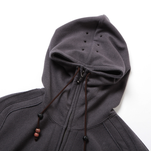 JIAN YE / ジェンイェ | SOLID HOODIE 弍 - Charcoal | 通販 - 正規 