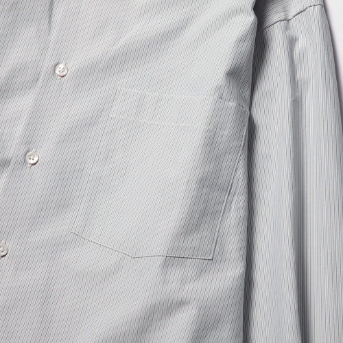 AURALEE / オーラリー | WASHED FINX TWILL STRIPE SHIRTS (メンズ 