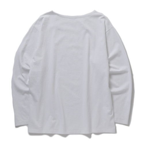 COMOLI / コモリ | コットンジャージ ボートネック - White | 通販 