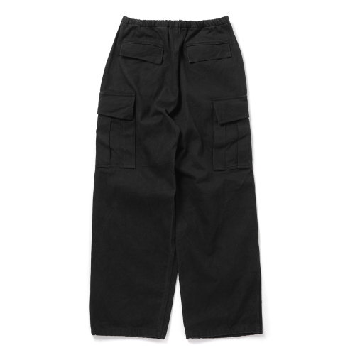 COMOLI / コモリ | ブラックドリル 6Pパンツ - Black | 通販 - 正規 