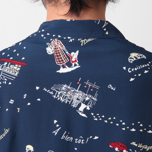 Porter Classic / ポータークラシック|P.C ALOHA SHIRT - Blue | 通販 
