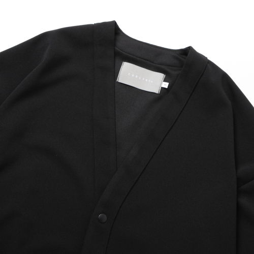 CURLY / カーリー | RELAXING CARDIGAN solid - Black | 通販 - 正規 