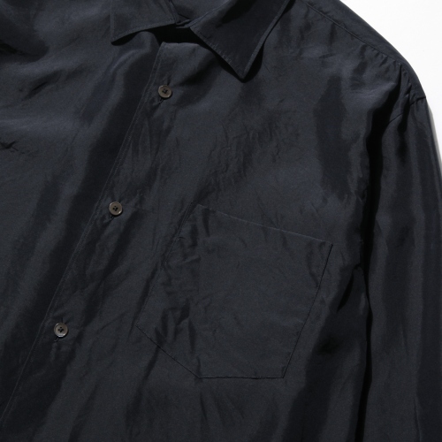 COMOLI / コモリ | シルク コモリシャツ - Navy | 通販 - 正規取扱店 