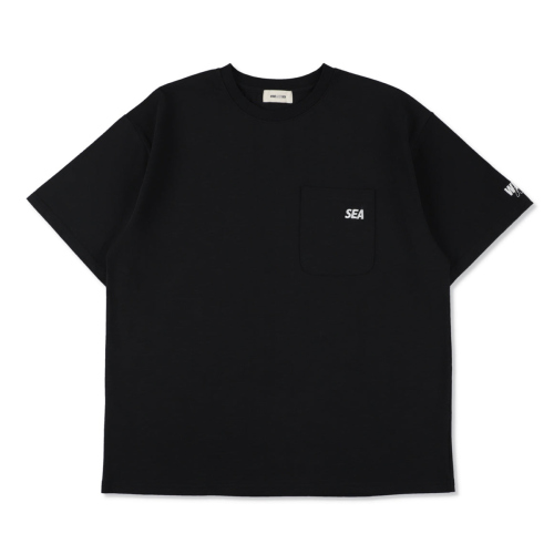 WIND AND SEA / ウィンダンシー | SEA ESS 2P POCKET S/S TEE - Black 