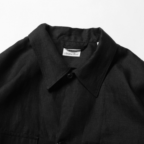 COMOLI / コモリ | リネン C.P.Oシャツ - Charcoal | 通販 - 正規取扱 