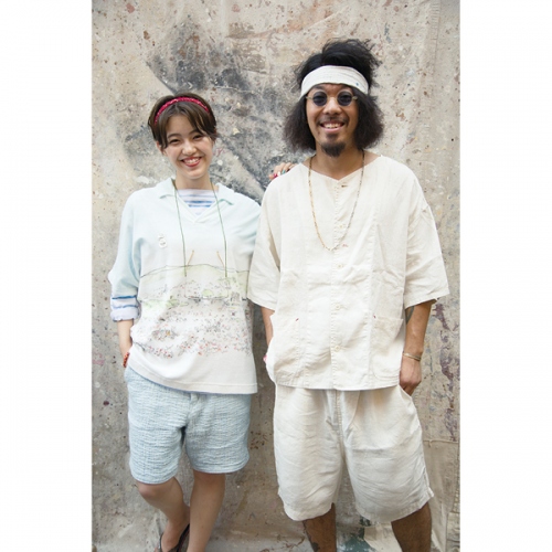 Porter Classic / ポータークラシック | LINEN BASEBALL SHIRT - Navy 
