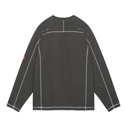 C.E / シーイー | CREW NECK DBL KNIT LONG SLEEVE - Charcoal | 通販 