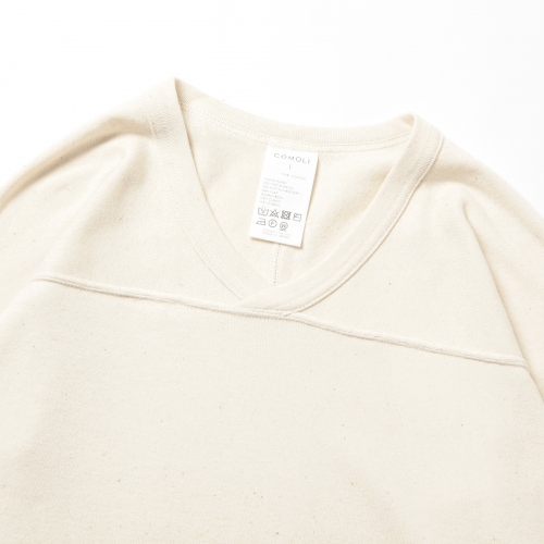 COMOLI / コモリ | コットンフライス ホッケーシャツ - Ecru | 通販 