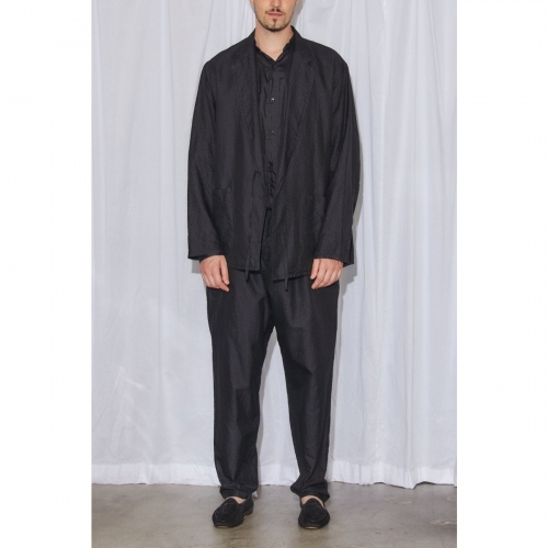 COMOLI / コモリ | シルク シアサッカージャケット - Navy | 通販  