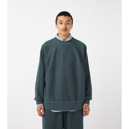nanamica / ナナミカ | Crew Neck Sweat - Heather Navy | 通販 - 正規 