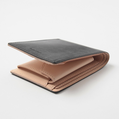 Hender Scheme / エンダースキーマ | half folded wallet - Black 