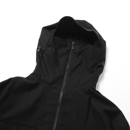 Yohji Yamamoto POUR HOMME / ヨウジ ヤマモト | WIDE TWILL BRIM HOOD 
