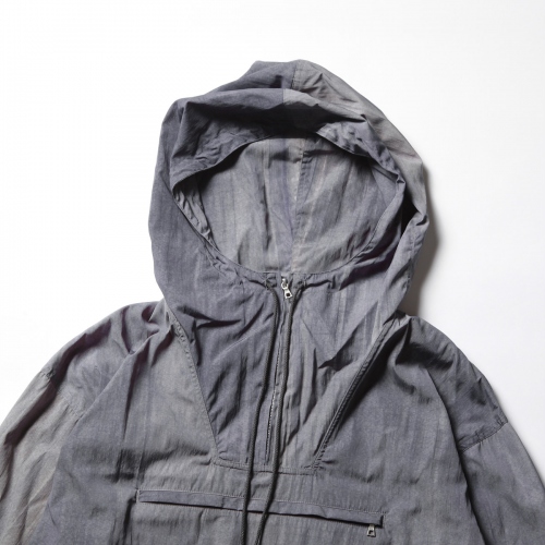AURALEE / オーラリー | NYLON STREAK DYED HALF ZIP HOODIE (メンズ 