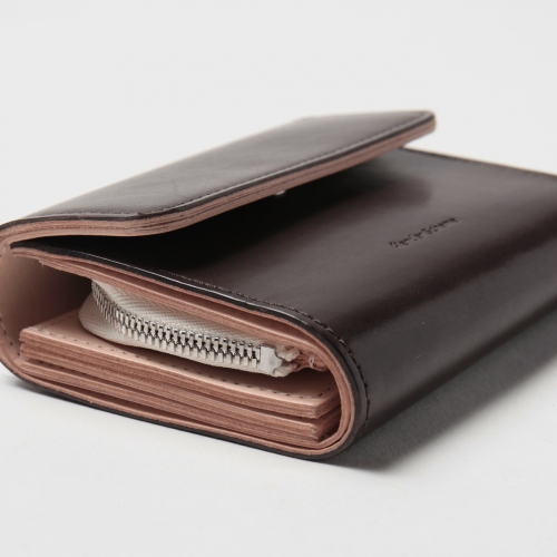 Hender Scheme / エンダースキーマ | bellows wallet - Dark Brown 