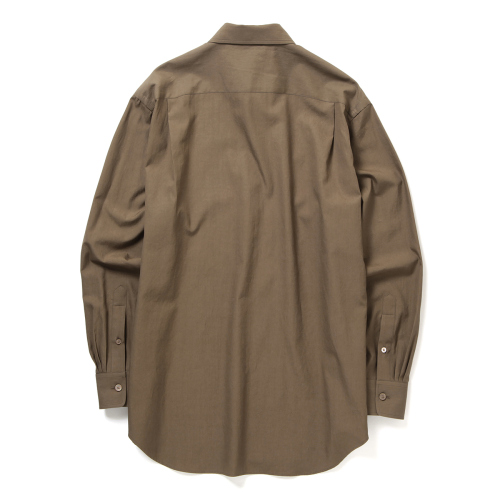 洗える】ストレッチスウェードライクシャツ（シャツ・ブラウス） | Dessin(Ladies)（デッサン）| ワールド オンラインストア |  WORLD ONLINE STORE WEKILI SHIRT レディース US サイズ: S カラー: ブラウン